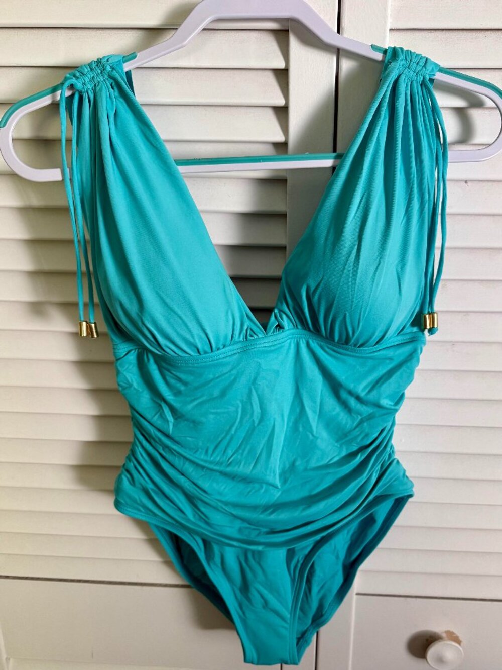 La Blanca Teal One-Piece Swimsuit